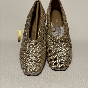 Pilcro woven ballet heels bnib sz 37